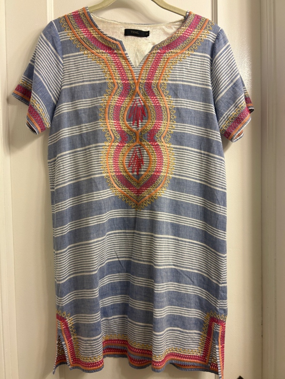 THML Striped Kaftan Dress Women’s size XS
